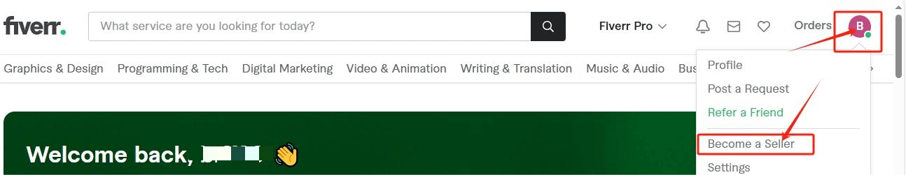自由职业者如何在Fiverr兼职赚美金