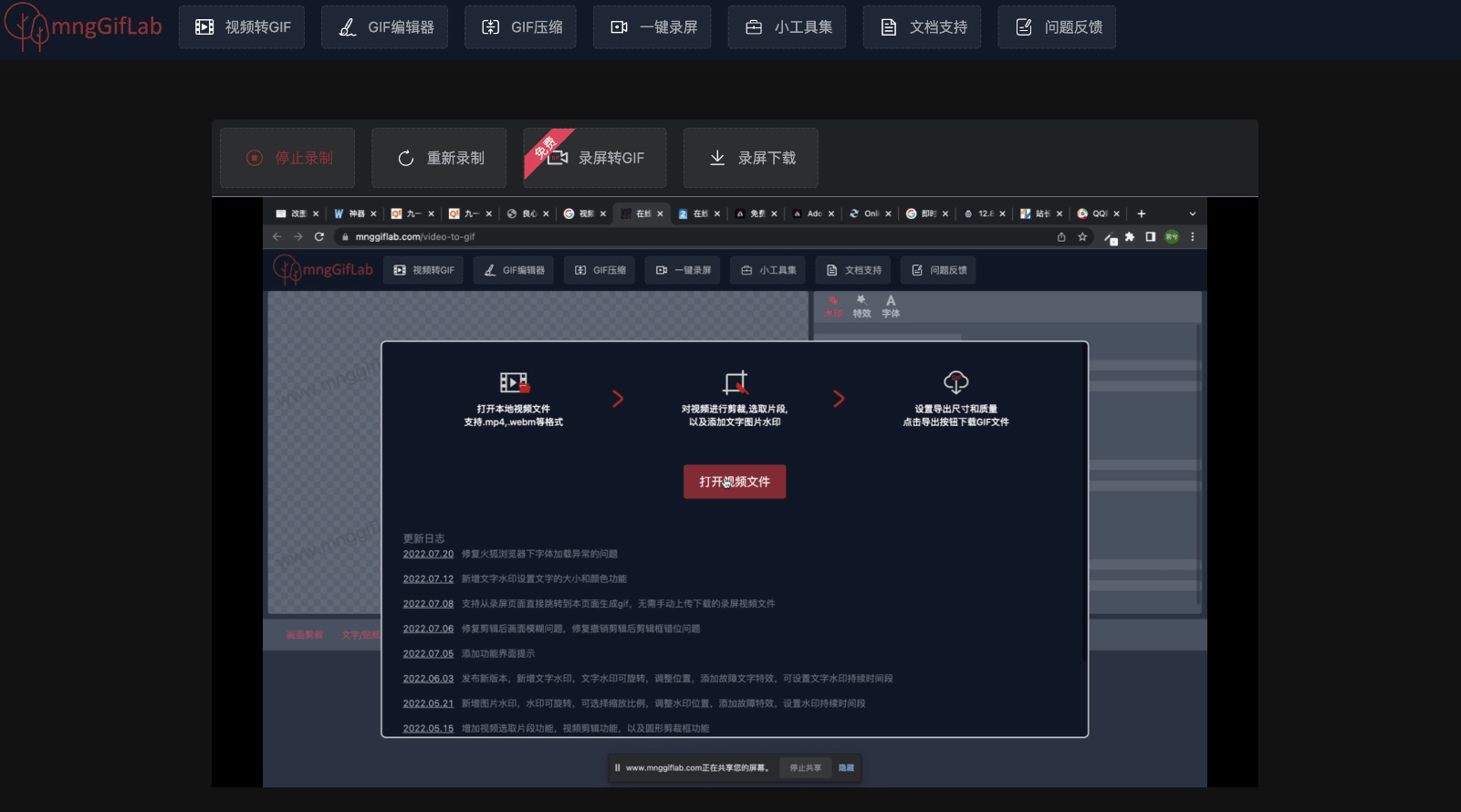mngGifLab-录屏转GIF