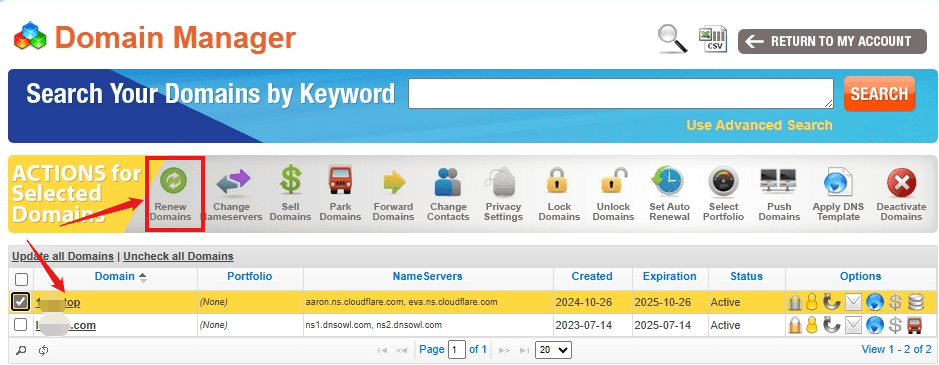 NameSilo域名购买解析教程及优惠码clvps