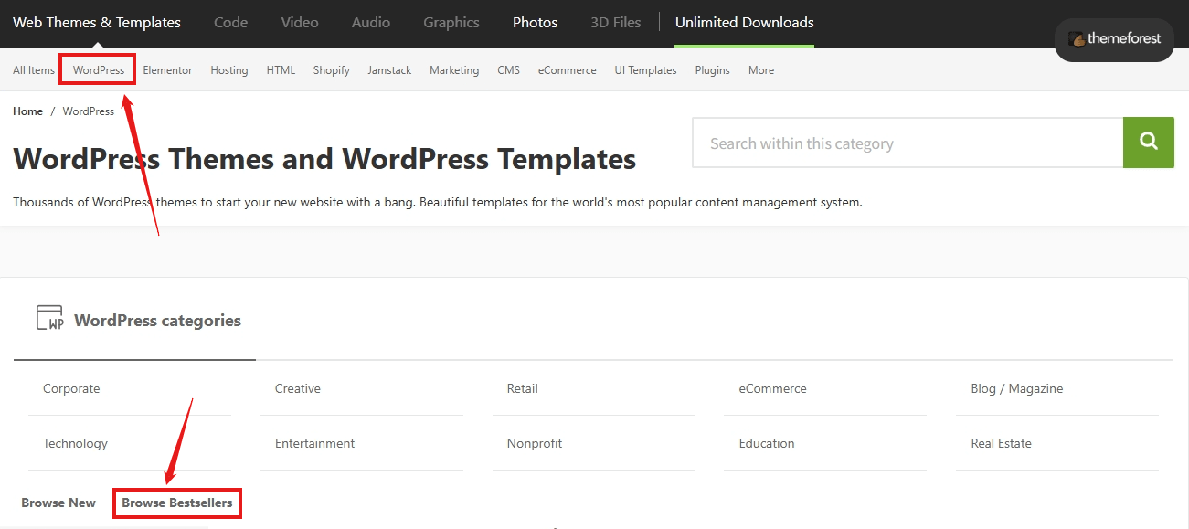 Themeforest:国外最佳WordPress主题平台