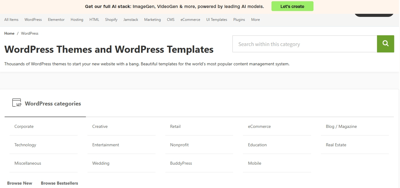 Themeforest:国外最佳WordPress主题平台